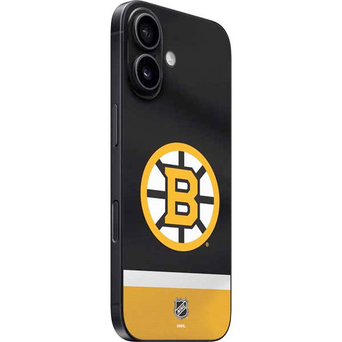 NHL Boston Bruins Jersey iPhone 16 Plus Skin